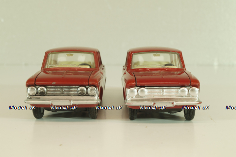 Москвич-408, красный, матовый, Dinky 1:43