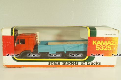 Камаз-5325, красный/синий, Арек  1:43