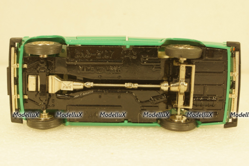 Ваз-2107, А40, зеленый №2, Тантал/Радон 1:43
