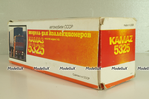 Камаз-5325, красный/синий, Арек  1:43