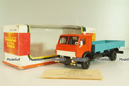 Камаз-5325, красный/синий, Арек  1:43
