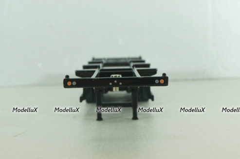 40' Skeletal semi-trailer, black, 91024, Diecast Masters 1:50
