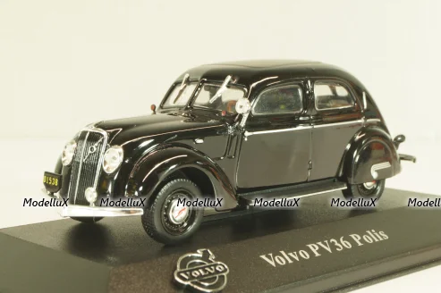 Volvo PV36 Polis, black, 8506065, Atlas Volvo Collection, 1:43