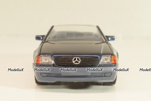 Mercedes-Benz SL 500 (R129) Cabriolet 1989, blue 1250, Schabak 1:43