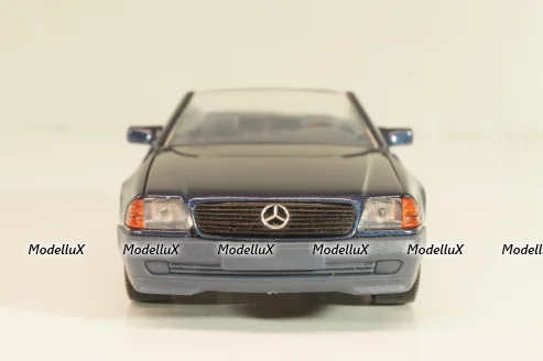 Mercedes-Benz SL 500 (R129) Cabriolet 1989, blue 1250, Schabak 1:43