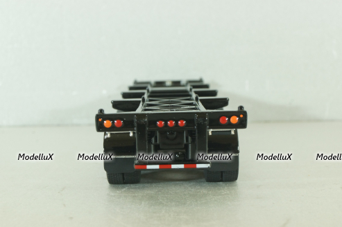 40' Skeletal semi-trailer, black, 91024, Diecast Masters 1:50