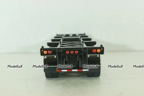40' Skeletal semi-trailer, black, 91024, Diecast Masters 1:50