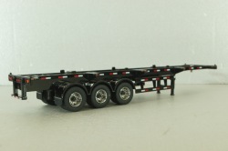 40' Skeletal semi-trailer, black, 91024, Diecast Masters 1:50