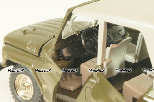 Уаз-469 4х4, А34, хаки, Тантал/Радон 1:43