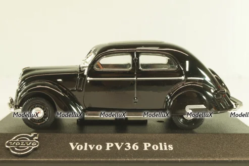 Volvo PV36 Polis, black, 8506065, Atlas Volvo Collection, 1:43