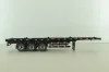 40' Skeletal semi-trailer, black, 91024, Diecast Masters 1:50