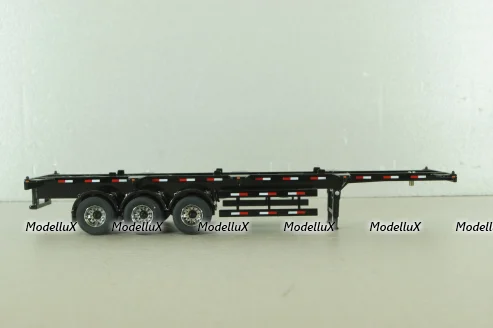 40' Skeletal semi-trailer, black, 91024, Diecast Masters 1:50