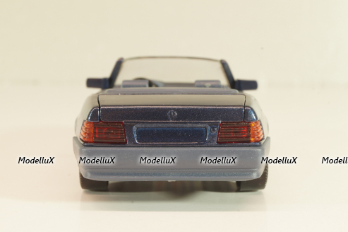 Mercedes-Benz SL 500 (R129) Cabriolet 1989, blue 1250, Schabak 1:43