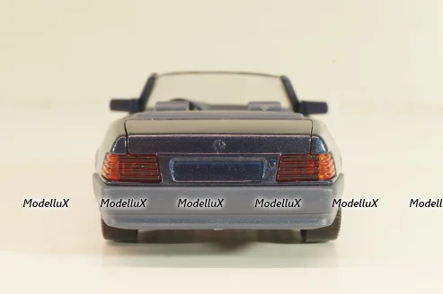 Mercedes-Benz SL 500 (R129) Cabriolet 1989, blue 1250, Schabak 1:43