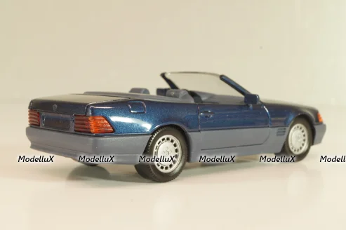 Mercedes-Benz SL 500 (R129) Cabriolet 1989, blue 1250, Schabak 1:43