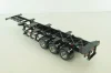 40' Skeletal semi-trailer, black, 91024, Diecast Masters 1:50