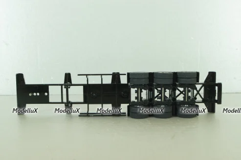40' Skeletal semi-trailer, black, 91024, Diecast Masters 1:50