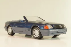 Mercedes-Benz SL 500 (R129) Cabriolet 1989, blue 1250, Schabak 1:43