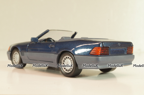 Mercedes-Benz SL 500 (R129) Cabriolet 1989, blue 1250, Schabak 1:43