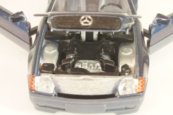 Mercedes-Benz SL 500 (R129) Cabriolet 1989, blue 1250, Schabak 1:43