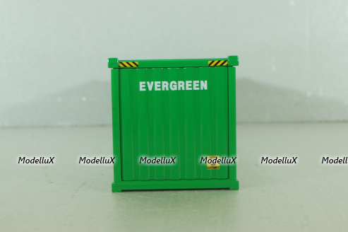40' dry goods sea container EVERGREEN, green, 91027A, Diecast Masters 1:50