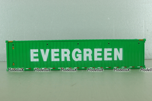 40' dry goods sea container EVERGREEN, green, 91027A, Diecast Masters 1:50