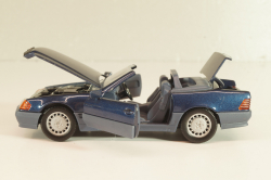 Mercedes-Benz SL 500 (R129) Cabriolet 1989, blue 1250, Schabak 1:43