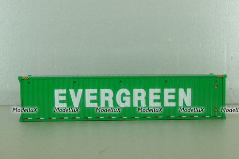 40' dry goods sea container EVERGREEN, green, 91027A, Diecast Masters 1:50