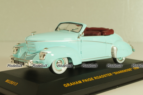 Graham Paige Roadster 1939, blue, Altaya 1:43