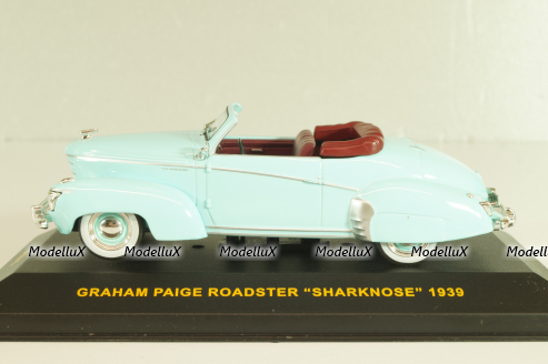 Graham Paige Roadster 1939, blue, Altaya 1:43