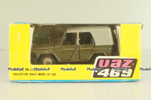 Уаз-469 4х4, А34, хаки, Тантал/Радон 1:43