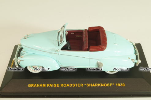 Graham Paige Roadster 1939, blue, Altaya 1:43