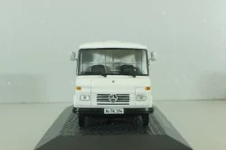 Mercedes L406D delivery bus "Grundig" 1972, white, Atlas 1:43