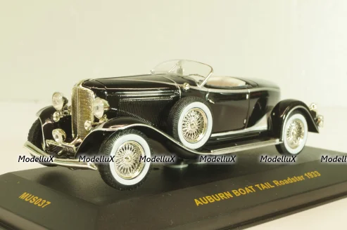 Auburn Boat Tail Roadster 1933, black, MUS037, IXO Museum 1:43