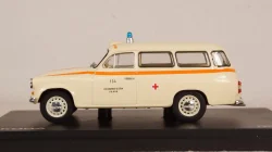 Skoda 1202 SW station wagon AMBULANCE 1964, 143ABSX-728XO, Abrex 1:43