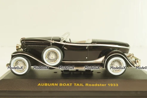 Auburn Boat Tail Roadster 1933, black, MUS037, IXO Museum 1:43