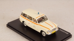 Skoda 1202 SW station wagon AMBULANCE 1964, 143ABSX-728XO, Abrex 1:43