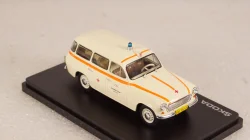Skoda 1202 SW station wagon AMBULANCE 1964, 143ABSX-728XO, Abrex 1:43