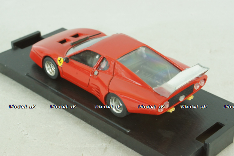 Ferrari 512BB, Prototype Le Mans 1980, red, R210, Brumm 1:43