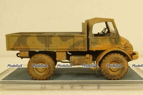 Mercedes Unimog U426 Армия Аргентины камуфляж со следами эксплуатации, KV мастерская 1:43
