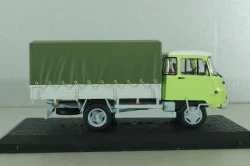 Robur LD 3001 truck with canvas top, light green, Atlas 1:43
