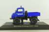 Mercedes Unimog U411 THW 1956, Blue, Atlas 1:43