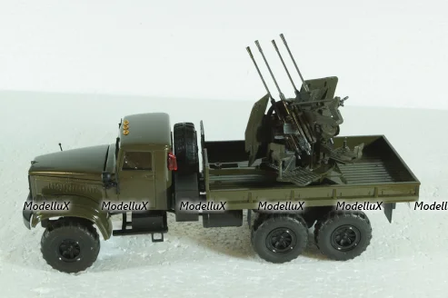 Краз-255, с зениткой, Саратов 1:43