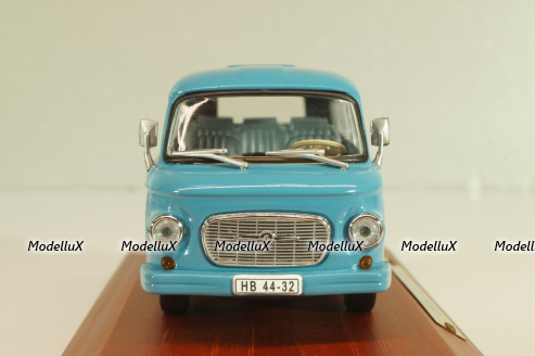 Barkas B1000 bus 1961, blue, 7130106, DDR-Auto Kollektion #6, Atlas 1:43
