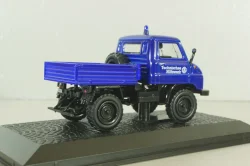 Mercedes Unimog U411 THW 1956, Blue, Atlas 1:43