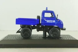 Mercedes Unimog U411 THW 1956, Blue, Atlas 1:43