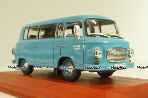 Barkas B1000 bus 1961, blue, 7130106, DDR-Auto Kollektion #6, Atlas 1:43