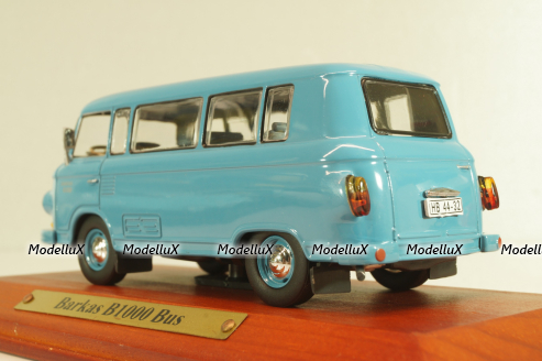 Barkas B1000 bus 1961, blue, 7130106, DDR-Auto Kollektion #6, Atlas 1:43