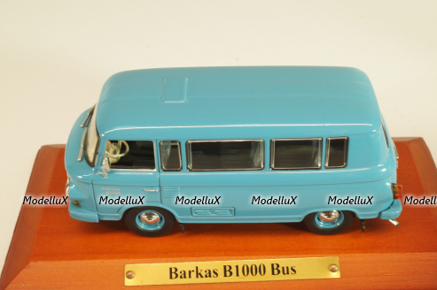 Barkas B1000 bus 1961, blue, 7130106, DDR-Auto Kollektion #6, Atlas 1:43