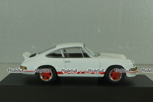 Porsche 911 Carrera RS 1973, white, Atlas 1:43